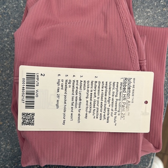Lululemon ribbed leggings size 2 - Picture 2 of 4